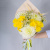 Букет из одноголовых и кустовых хризантем с ромашками арт. 52704