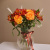 Букет из оранжевых роз в вазе. Сет N 82234 Букет из оранжевых роз в вазе. Сет N 82234